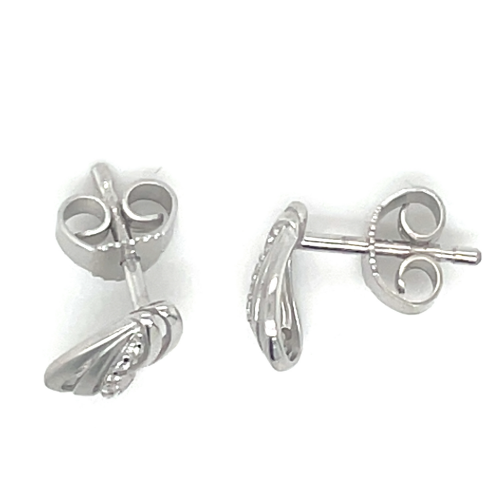 zilver oorknoppen met zirkonia steentjes - 601012 zilver oorknoppen met zirkonia steentjes - 601012
