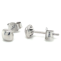 zilver oorknoppen vierkant gebold - 601013 zilver oorknoppen vierkant gebold - 601013