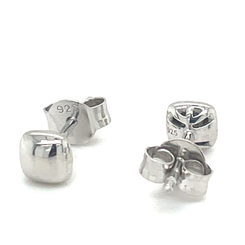 zilver oorknoppen vierkant gebold - 601013 zilver oorknoppen vierkant gebold - 601013