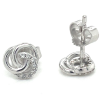 zilver oorknoppen 3 cirkels in 1 met zirkonia steentjes - 601015 zilver oorknoppen 3 cirkels in 1 met zirkonia steentjes - 601015