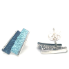 Arior oorknoppen klein Troia blauw - formanentera in zilver - 601018 Arior oorknoppen klein Troia blauw - formanentera in zilver - 601018