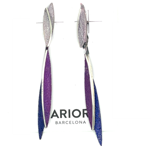 Arior oorhangers Lara lila - 601028 Arior oorhangers Lara lila - 601028