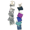 Arior blauw paars en groene oorhangers Kiros - 601033 Arior blauw paars en groene oorhangers Kiros - 601033