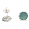 Arior oorknoppen singular klein groen - 601038 Arior oorknoppen singular klein groen - 601038