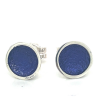 Arior oorknoppen singular klein donker paars / violet - 601042 Arior oorknoppen singular klein donker paars / violet - 601042