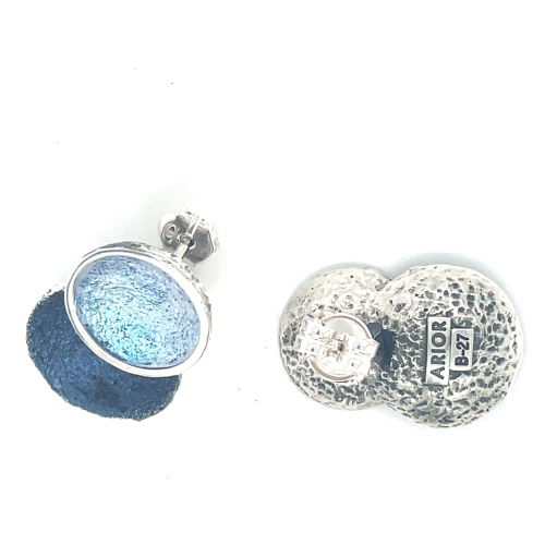 Arior oorknoppen singular blauw - 601047 Arior oorknoppen singular blauw - 601047