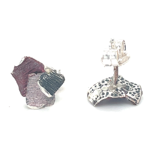Arior oorknoppen Summum siena rood - 601049 Arior oorknoppen Summum siena rood - 601049