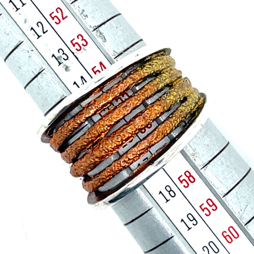 Arior Dynamic ring oranje geel, ochre maat 56 - 601052 Arior Dynamic ring oranje geel, ochre maat 56 - 601052
