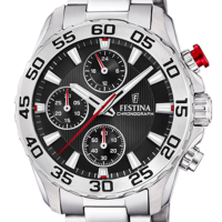 Festina chronograaf horloge zwart klein F20457/3 - 601067 Festina chronograaf horloge zwart klein F20457/3 - 601067