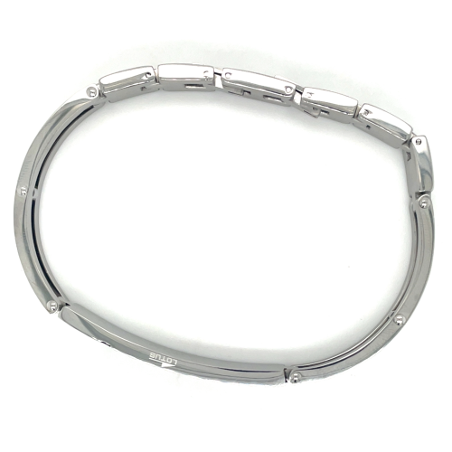 stalen armband heren met zwarte lijnen lotus style - 601068 stalen armband heren met zwarte lijnen lotus style - 601068
