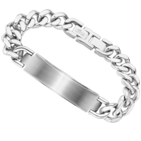 Lotus sgraveerarmband heren staal - 601069