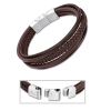 armband van Lotus style in het leer en staal - 601070 armband van Lotus style in het leer en staal - 601070