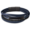armband blauwe leer voor heren van lotus staal - 601071 armband blauwe leer voor heren van lotus staal - 601071