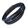armband blauwe leer voor heren van lotus staal - 601071 armband blauwe leer voor heren van lotus staal - 601071