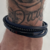 armband blauwe leer voor heren van lotus staal - 601071 armband blauwe leer voor heren van lotus staal - 601071