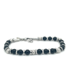 kralen armband van lotus style stalen en zwarte kralen 19.5 -22cm - 601087 kralen armband van lotus style stalen en zwarte kralen 19.5 -22cm - 601087