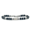 kralenarmband zwart van lotus style, stalen en zwarte kralen 19.5-21cm - 601090 kralenarmband zwart van lotus style, stalen en zwarte kralen 19.5-21cm - 601090