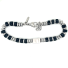 kralenarmband zwart van lotus style, stalen en zwarte kralen 19.5-21cm - 601090 kralenarmband zwart van lotus style, stalen en zwarte kralen 19.5-21cm - 601090