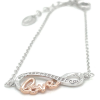 zilveren armband van lotus met een infinity teken en love erin geschreven - 601093 zilveren armband van lotus met een infinity teken en love erin geschreven - 601093
