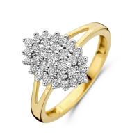 prachtige ring met lab grown diamant 0.48ct h si maat 54 in geel goud - 601096 prachtige ring met lab grown diamant 0.48ct h si maat 54 in geel goud - 601096