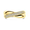 ring met lab grown diamanten 0.30ct h si geel goud maat 54 - 601097 ring met lab grown diamanten 0.30ct h si geel goud maat 54 - 601097