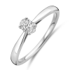 wit gouden ring met lab grown diamant 0.25ct h si maat 54 - 601099 wit gouden ring met lab grown diamant 0.25ct h si maat 54 - 601099