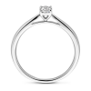 wit gouden ring met lab grown diamant 0.25ct h si maat 54 - 601099 wit gouden ring met lab grown diamant 0.25ct h si maat 54 - 601099