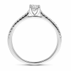 wit gouden ring met lab grown diamant 0.39ct h si maat 52 - 601100 wit gouden ring met lab grown diamant 0.39ct h si maat 52 - 601100