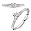 wit gouden ring met lab grown diamant 0.39ct h si maat 52 - 601100 wit gouden ring met lab grown diamant 0.39ct h si maat 52 - 601100