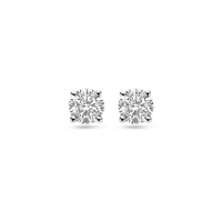 oorknoppen wit goud met lab grown diamant 0.50ct (2x 0.25ct) h si 4 mm - 601101 oorknoppen wit goud met lab grown diamant 0.50ct (2x 0.25ct) h si 4 mm - 601101