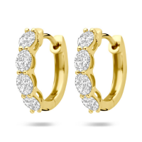 diamanten oorringen met lab grown diamant 0.80ct (2x 0.40ct) h si 14,5 mm - 601105 diamanten oorringen met lab grown diamant 0.80ct (2x 0.40ct) h si 14,5 mm - 601105