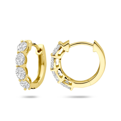 diamanten oorringen met lab grown diamant 0.80ct (2x 0.40ct) h si 14,5 mm - 601105 diamanten oorringen met lab grown diamant 0.80ct (2x 0.40ct) h si 14,5 mm - 601105