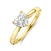 diamanten ring lab grown 1.00ct h si goud maat 54 - 601107 diamanten ring lab grown 1.00ct h si goud maat 54 - 601107