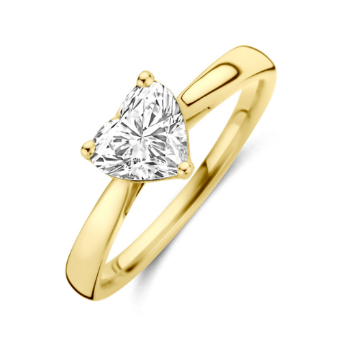 diamanten ring lab grown 1.00ct h si goud maat 54 - 601107 diamanten ring lab grown 1.00ct h si goud maat 54 - 601107