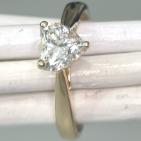 diamanten ring lab grown 1.00ct h si goud maat 54 - 601107 diamanten ring lab grown 1.00ct h si goud maat 54 - 601107