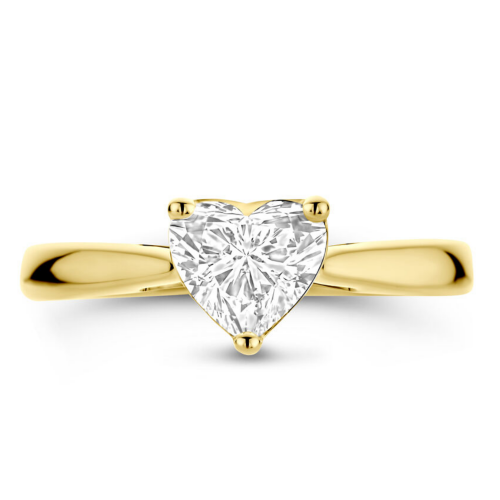 diamanten ring lab grown 1.00ct h si goud maat 54 - 601107 diamanten ring lab grown 1.00ct h si goud maat 54 - 601107