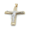 Gouden kruis hanger met corpus - 601108 Gouden kruis hanger met corpus - 601108