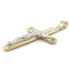 Gouden kruis hanger met corpus - 601108 Gouden kruis hanger met corpus - 601108