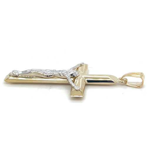 Gouden kruis hanger met corpus - 601108 Gouden kruis hanger met corpus - 601108