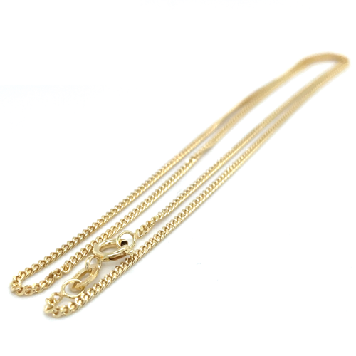 gourmet ketting 50cm 1.7mm double/goudkleurig - 601117 gourmet ketting 50cm 1.7mm double/goudkleurig - 601117