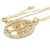 lotus style ketting goudkleurig levensboom groot 42-45cm - 601136