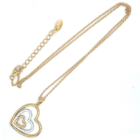 lotus style ketting goudkleurig hartje - 601138 lotus style ketting goudkleurig hartje - 601138