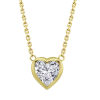 lotus style ketting goudkleurig hartje klein - 601139