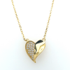 lotus style ketting goudkleurig hartje 42-45cm - 601140