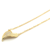 lotus style ketting goudkleurig hartje 42-45cm - 601140