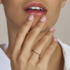 Gouden ring met lab grown diamant 0.10ct h si maat 52 - 601167