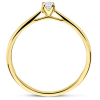 Gouden ring met lab grown diamant 0.10ct h si maat 52 - 601167