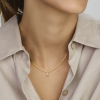 gouden hanger met lab grown diamant 0.25ct h si 9,5 mm - 601168