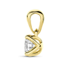 gouden hanger met lab grown diamant 0.25ct h si 9,5 mm - 601168