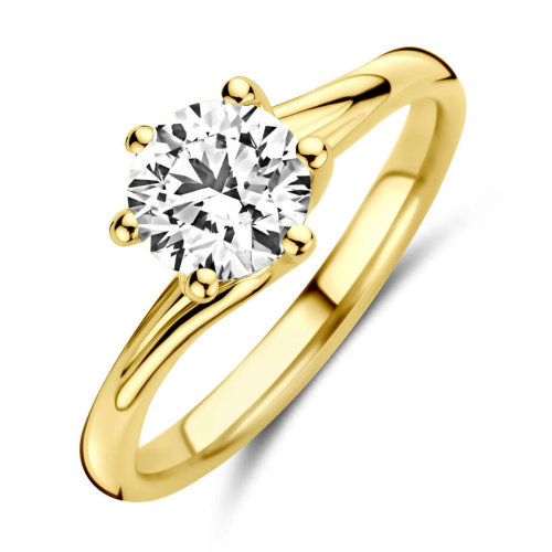 diamant lab grown gouden ring met 1 karaat g vs - 601177 diamant lab grown gouden ring met 1 karaat g vs - 601177